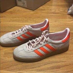 adidas Spezial Athletic Shoes - Cream and Orange